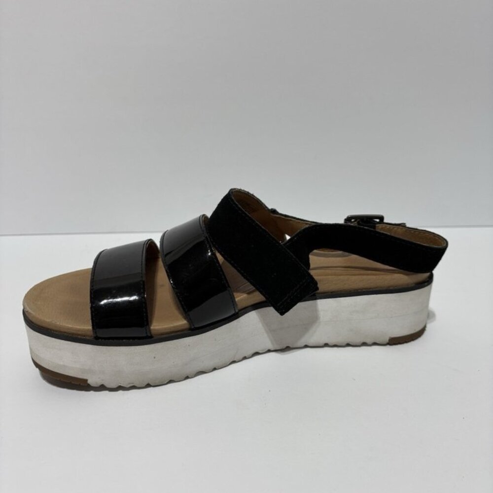 UGG Women’s Braelynn Black Slingback Sandals, Size 8.5 M - Picture 2 of 6